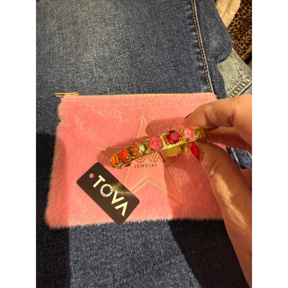 TOVA Kiki Cuff in Ombre Pink Multicolor NWT - Picture 7 of 13